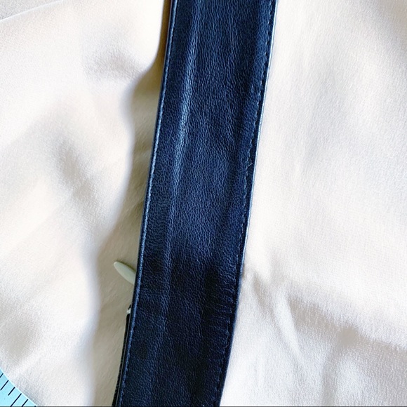 Jennifer Hope Nude Silk & Leather Mini Skirt NWOT - Picture 2 of 6